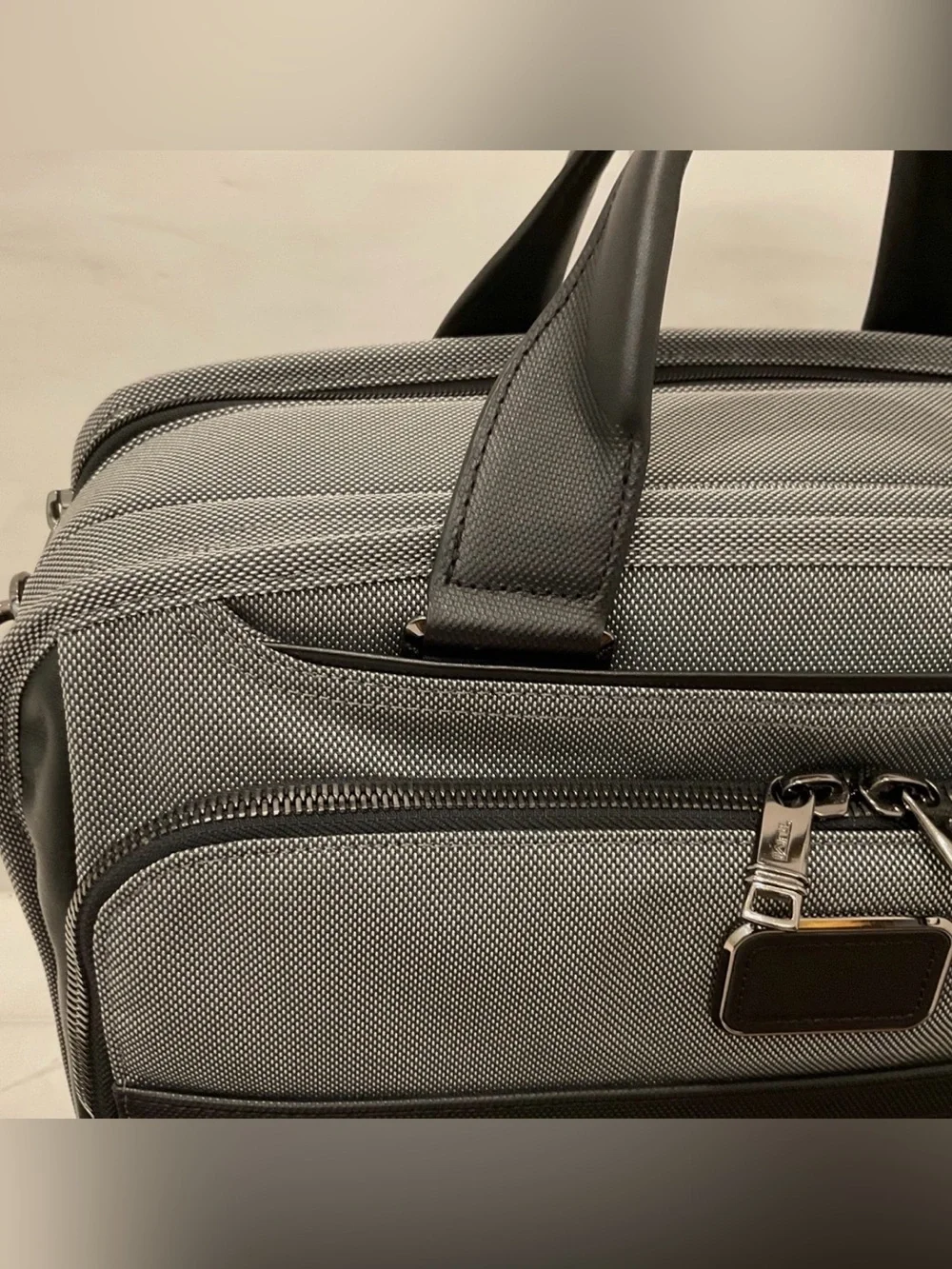 NEW Tumi ALPHA X 15.75” Organizer Laptop Brief Briefcase - METEOR GRAY & BLACK